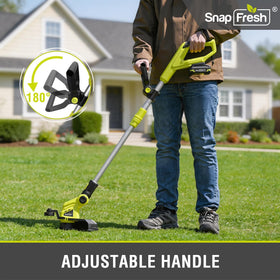 SnapFresh fast charger included for quick returns to yard work