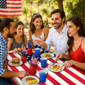 SNILOAW patriotic decor for Memorial Day and Fourth of July outdoors