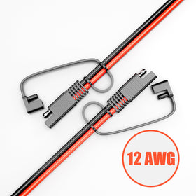 SNLLMZI SAE extension cable with dust cap protects connector from rain and dust