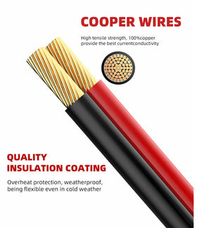 SNLLMZI SAE extension cable 15ft suitable for cars, RVs, boats and more