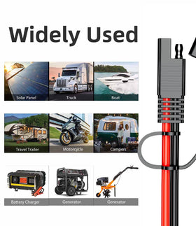 SNLLMZI SAE extension cable enables versatile vehicle and solar setups