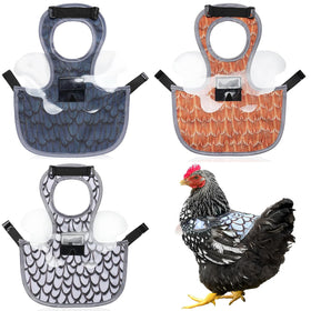 SNMGK chicken saddle back protector for hens, shielding plumage during daily activity.