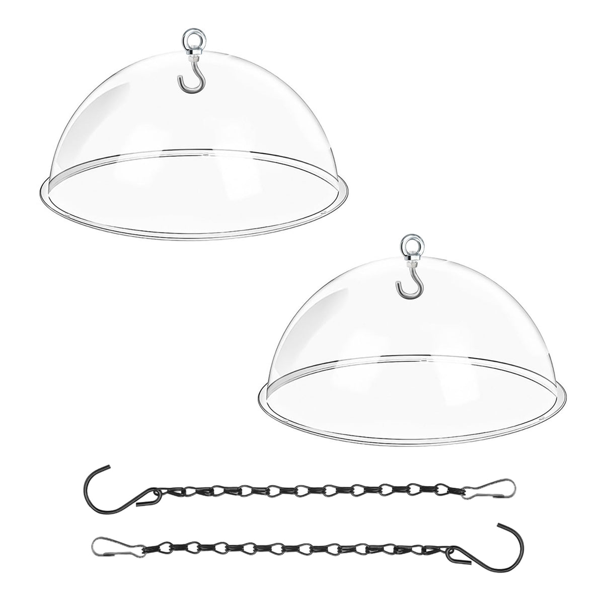 SnowTing rain guard set includes easy hanging hardware for installation