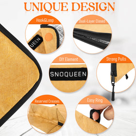 SNOQUEEN BBQ Blanket PRO heavy-duty construction with leak-proof lining