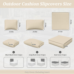 Snubbull backrest pillow covers 22x15—close-fit protection for outdoor cushions.