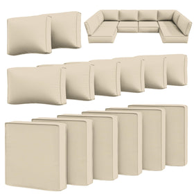 Snubbull outdoor slipcovers for seat cushions—durable protection for patio seating.