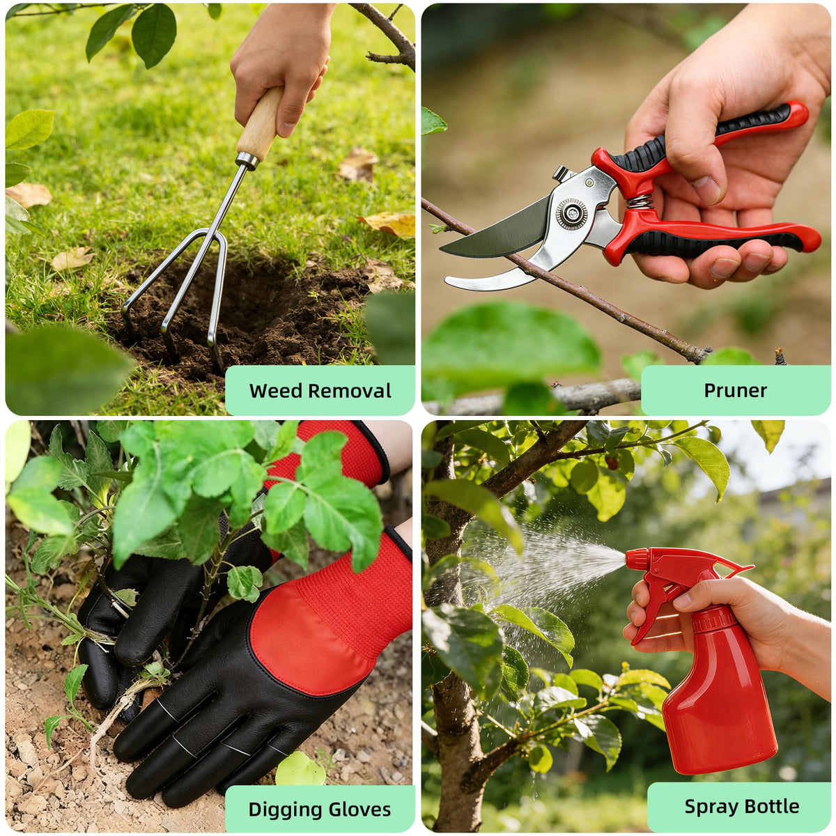 Snuggalux soil scoop for loose soil and transplanting tasks