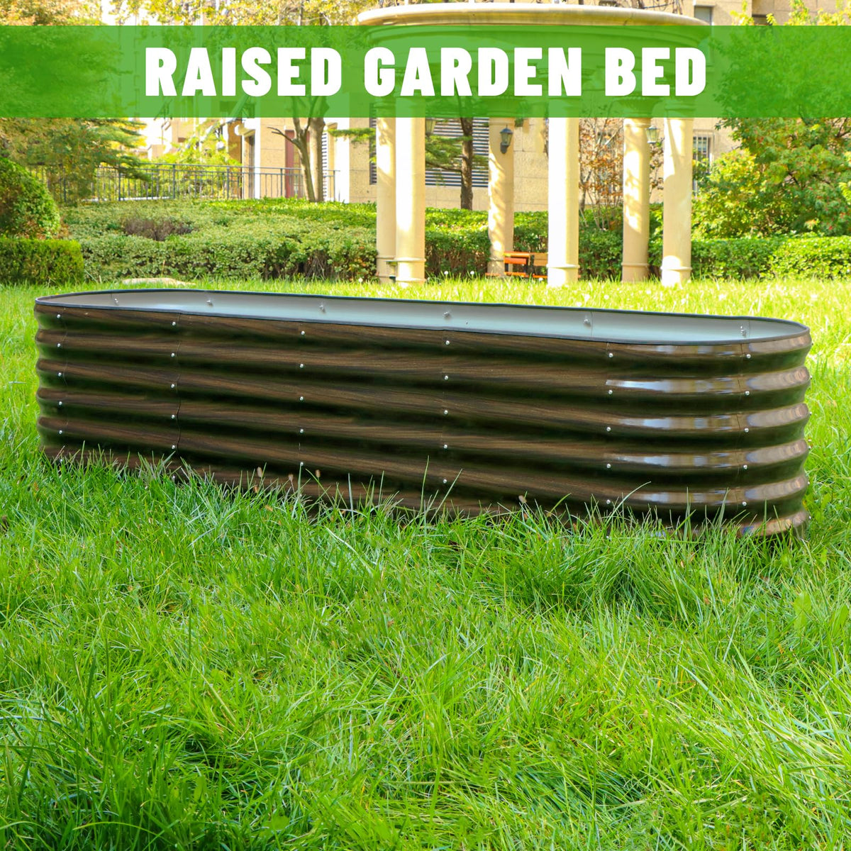 SnugNiture 24-inch wide oval planter ideal for versatile layouts