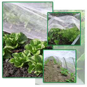 Three-pack SnugNiture netting ideal for greenhouses and row covers.