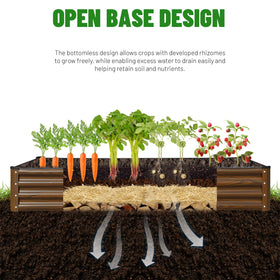 SnugNiture bed with eco-friendly coating ideal for edible plants