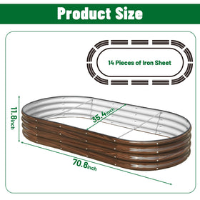SnugNiture easy-assembly garden bed kit with included tools.