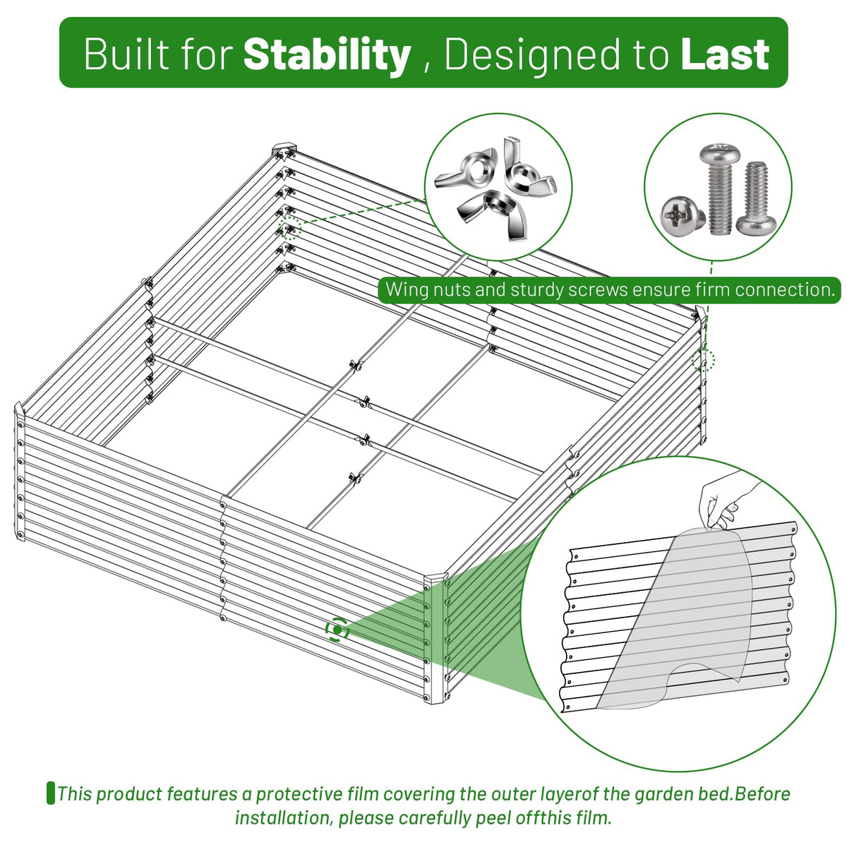 SnugNiture easy-assembly with all hardware included for quick setup