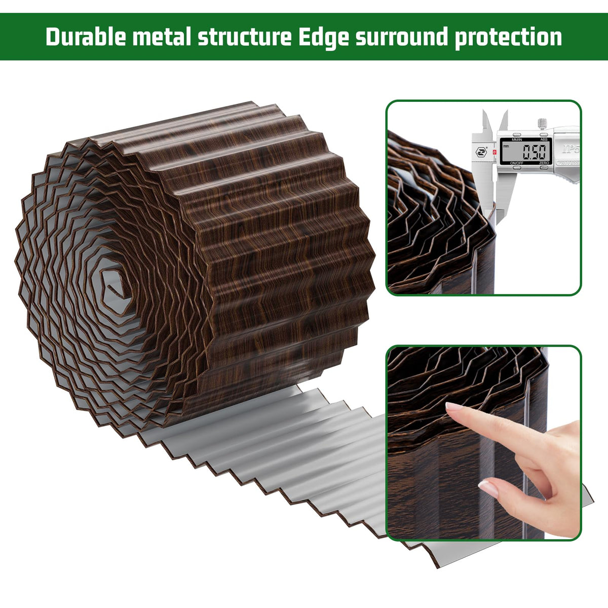 SnugNiture multifunction border ideal for lawns, flower beds, and decorative borders.