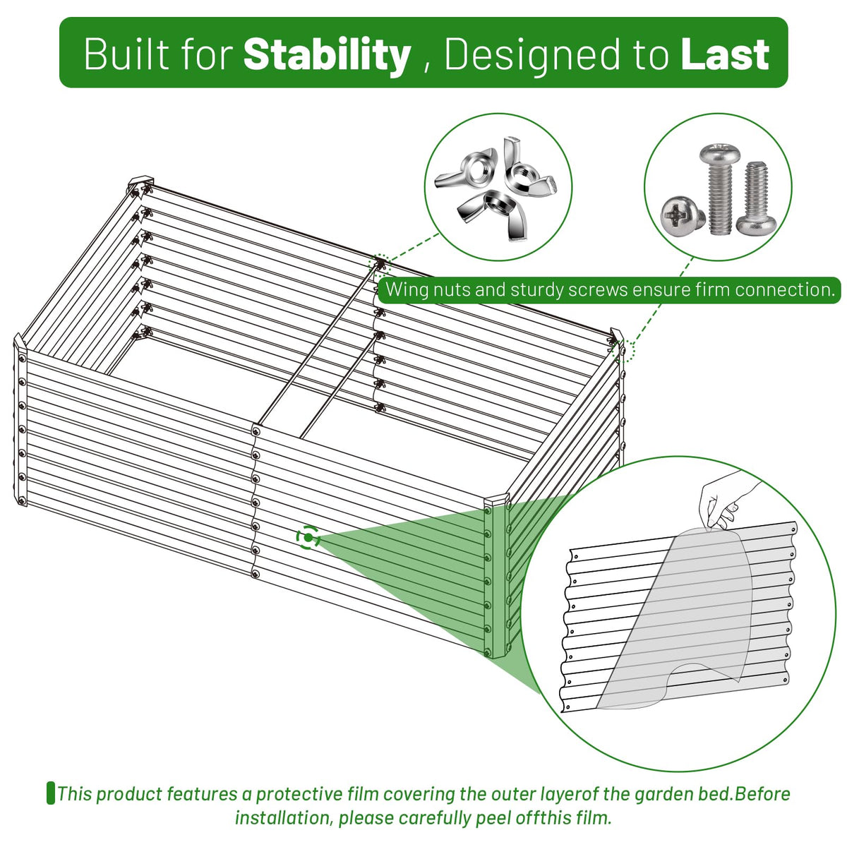 SnugNiture outdoor-ready planter on a patio with organized space