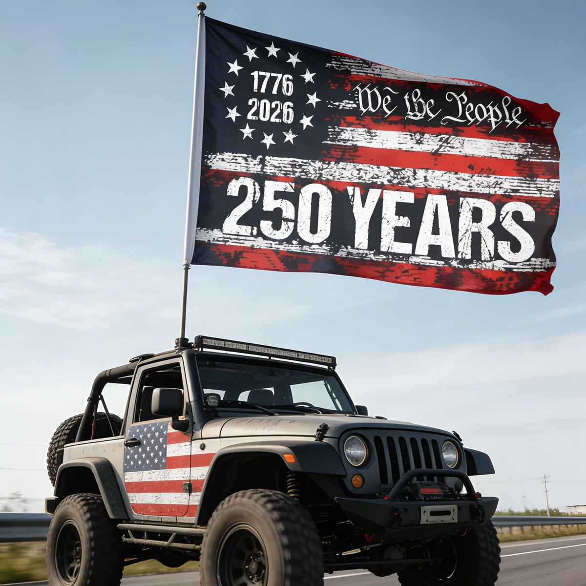 Snungee premium 250th flag captures historical spirit for commemorative décor and gifting.