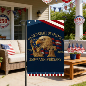 Snungee outdoor flag with reinforced sleeve for secure pole attachment.