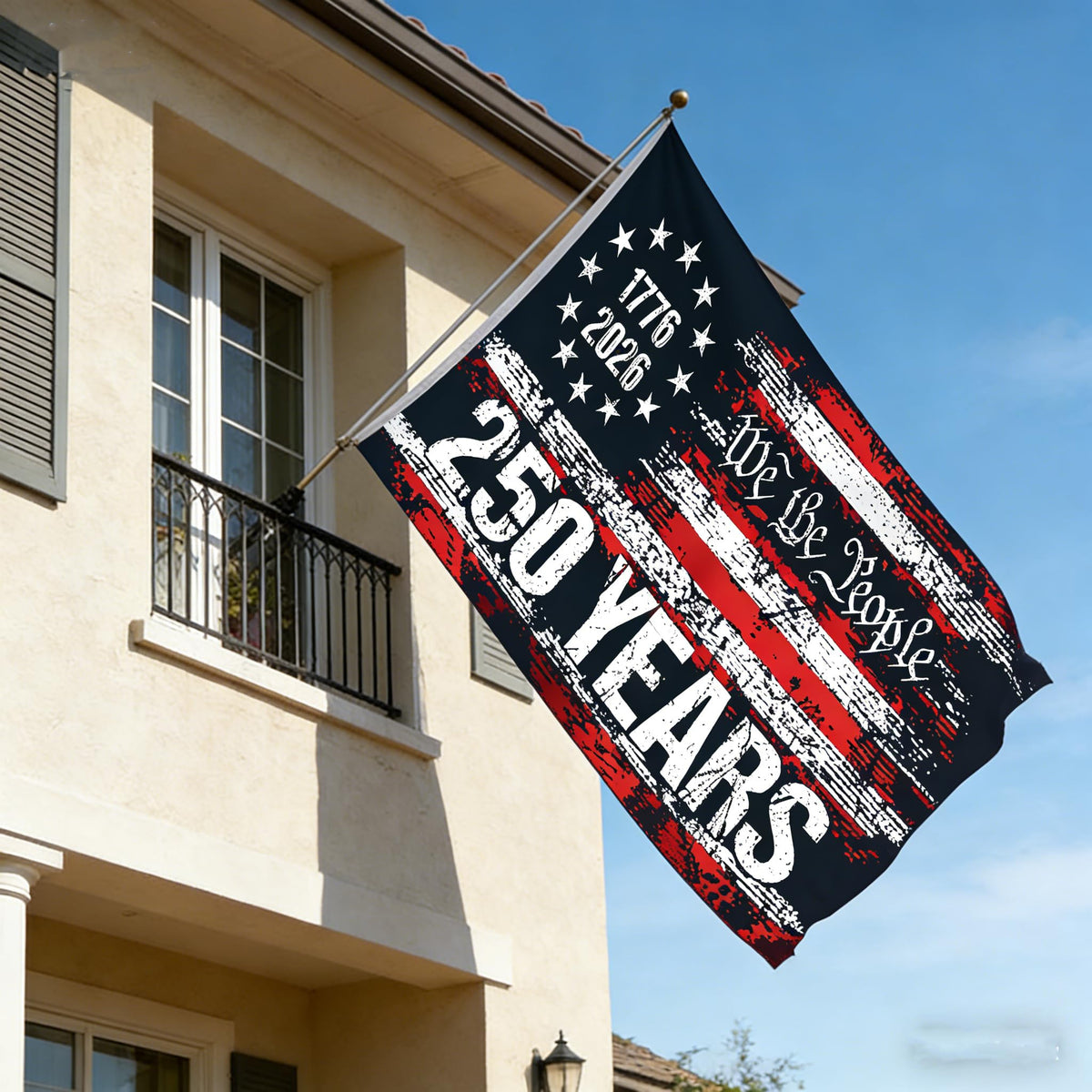 Snungee 3x5 flag, standard size for residential flagpoles.