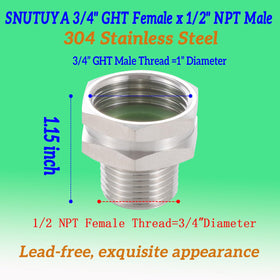 SNUTUYA adapter close-up showing clean thread and solid finish