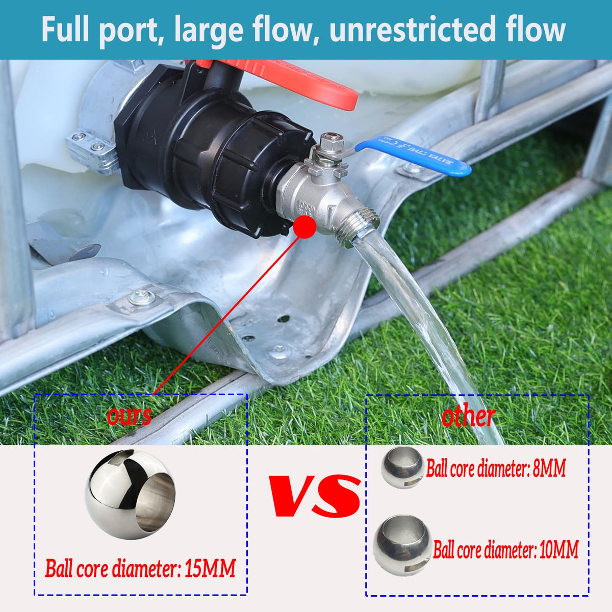 SNUTUYA garden hose quick connect enables easy hose coupling for irrigation.