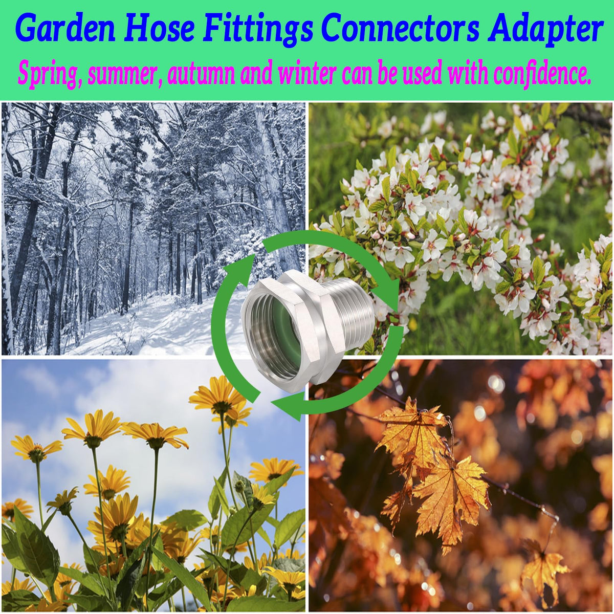 SNUTUYA garden setup demonstrates versatile hose and pipe connections