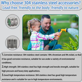 SNUTUYA leak-proof connection reduces drips during garden chores.
