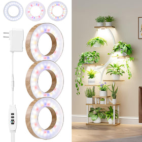 SNVHLQ 3CCT grow lights 3-head system for even coverage and plant growth