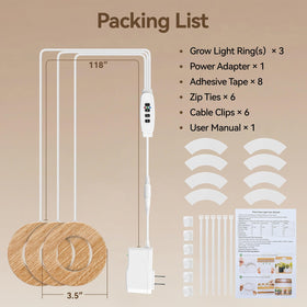 SNVHLQ 3CCT grow lights complete kit ready to grow