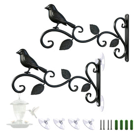 SNYVVEX window suction hook for hummingbird feeder, clear view of visitors
