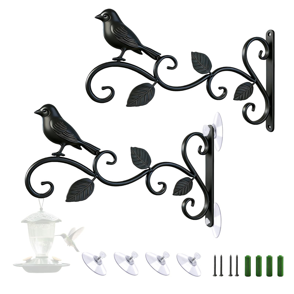 SNYVVEX window suction hook for hummingbird feeder, clear view of visitors