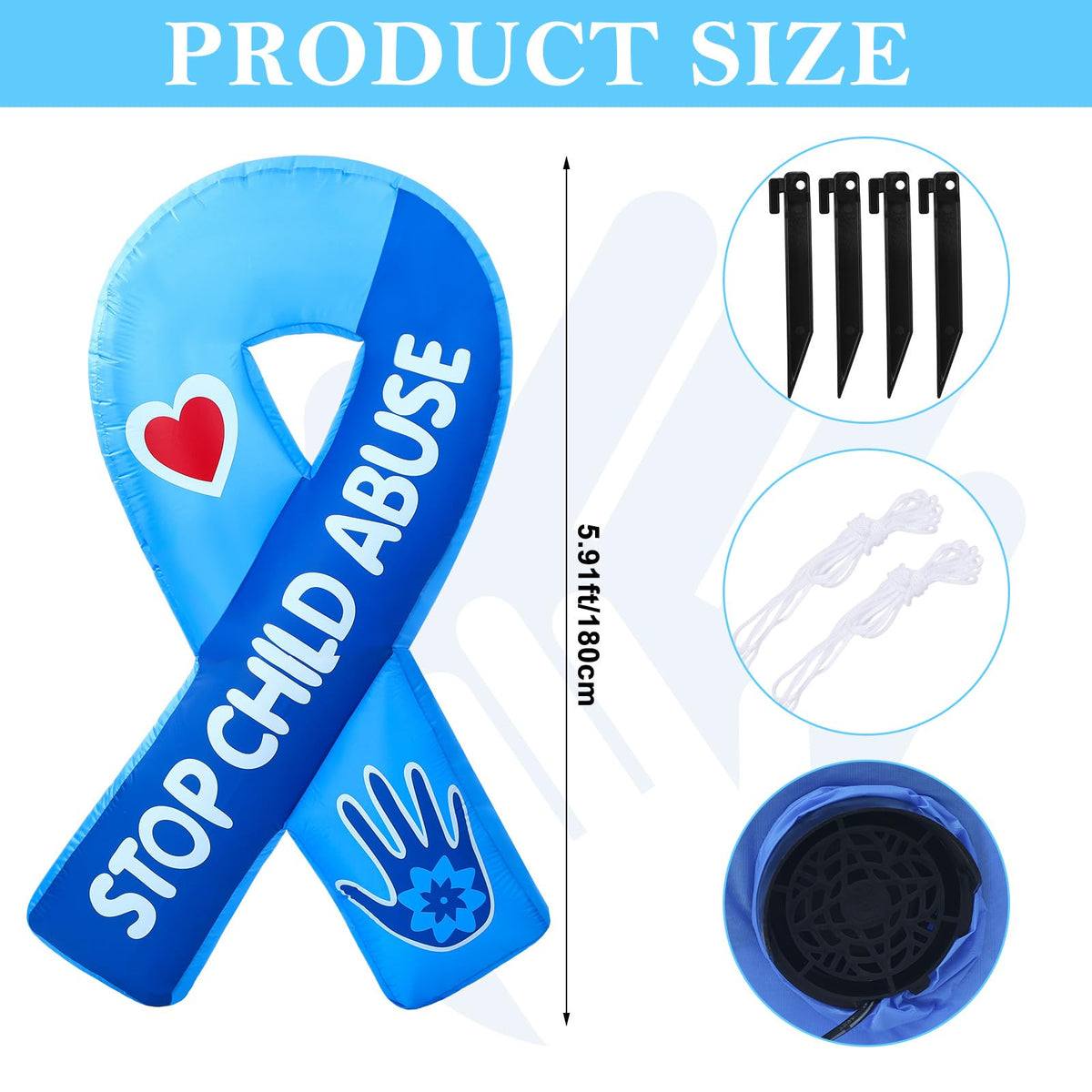 Soaoo LED-lit inflatable for outdoor events, quick setup and high visibility.