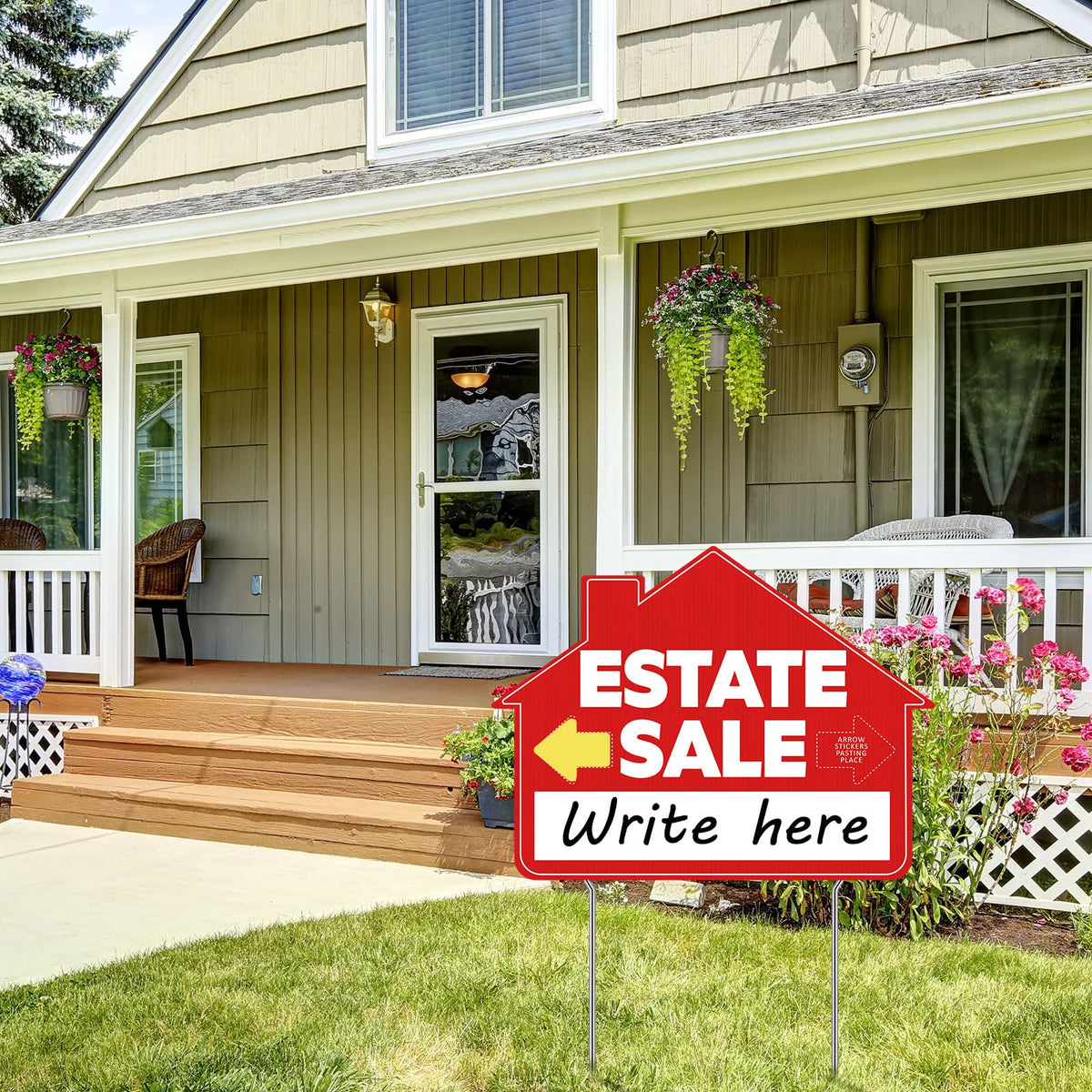 Soaoo open-house yard display set boosts visibility and clarity