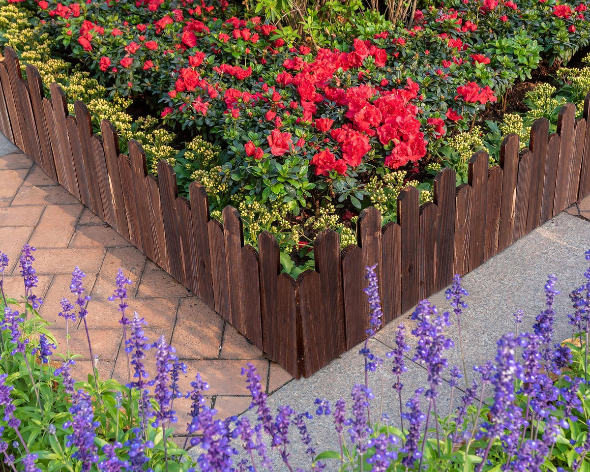 Soaoo sturdy edging for flower beds and lawn borders.