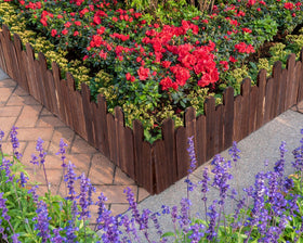 Soaoo sturdy edging for flower beds and lawn borders.
