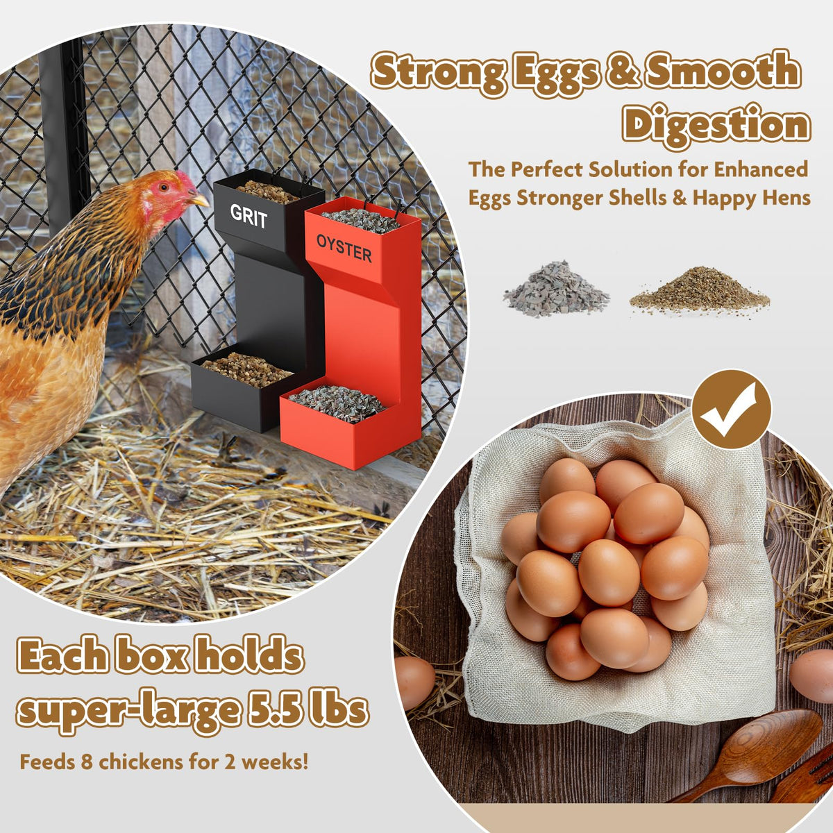 SOAOP feeder box with all parts included for easy setup