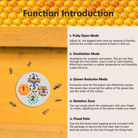 SOAZTAUM gate in queen exclusion mode showcases flexible hive management option.