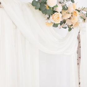 Socomi panel size fits many arches, enhancing ceremony visuals.