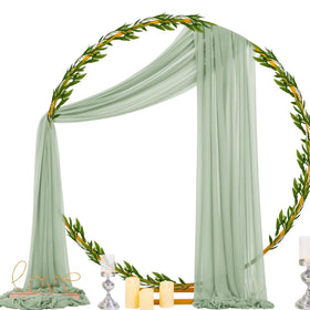 Socomi two panel set suits arches canopies and chuppahs with soft coverage