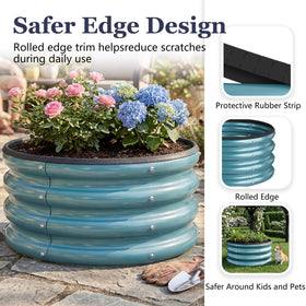 SOCONT blue finish enhances curb appeal while protecting metal.