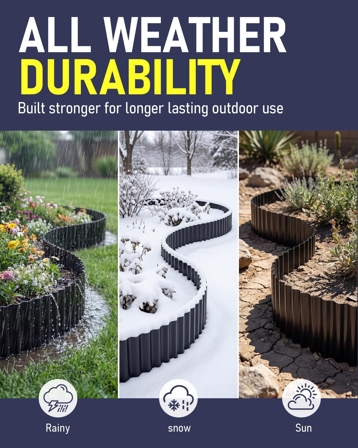 SOCONT edging around a paved area creates smooth transitions.
