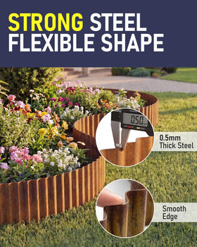 SOCONT modern corrugated design enhances curb appeal in lawns.