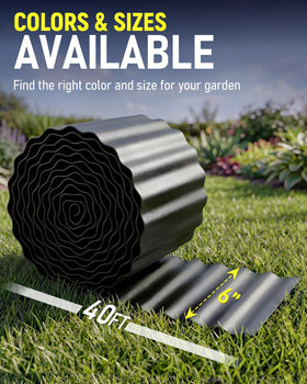 SOCONT garden edging curved layout demonstrates flexibility for curves and beds.