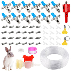 SOEKAVIA Rabbit Nipple Drinker Kit overview for efficient watering.