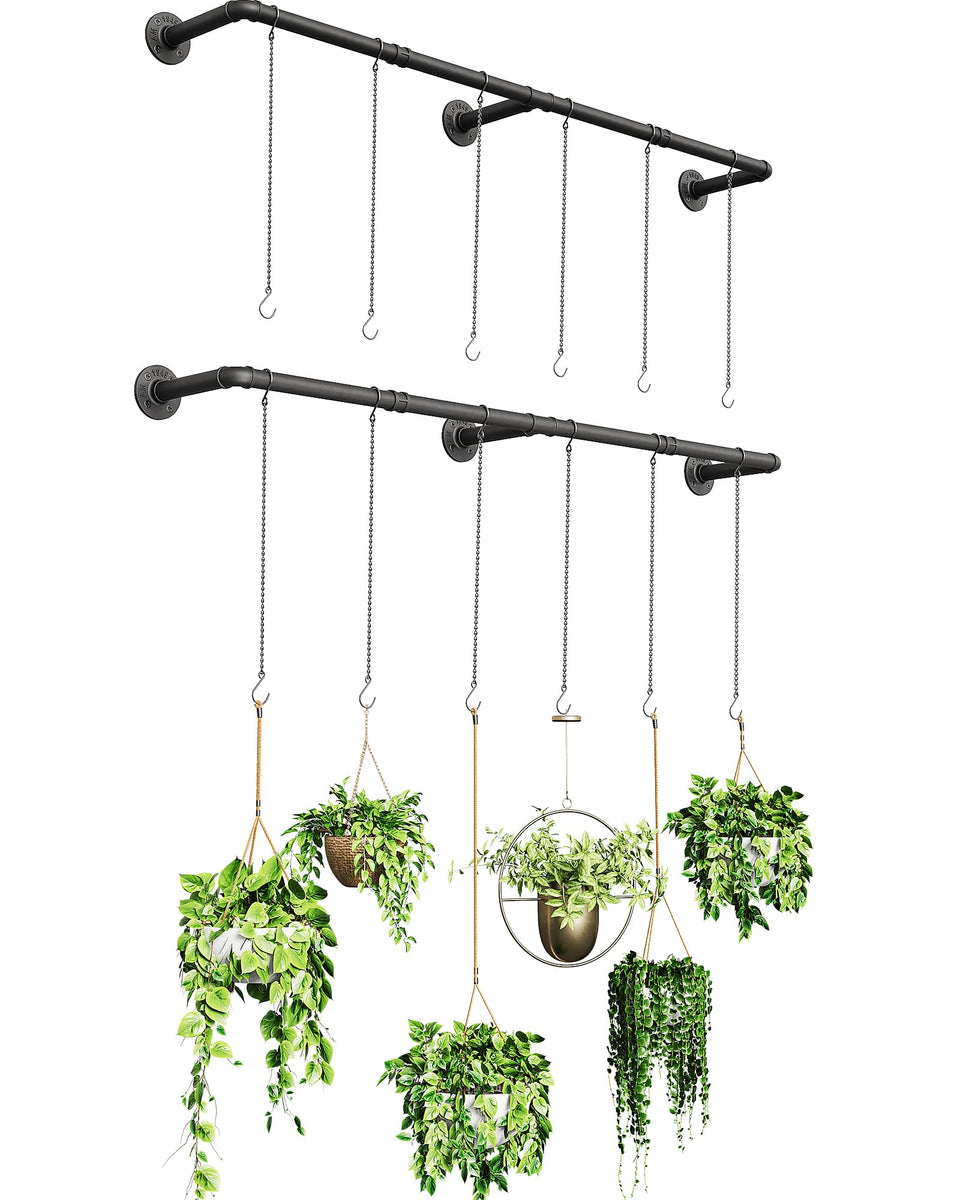 SOFITORG plant hanging rod 65.7 inches overview showing versatile indoor greenery display