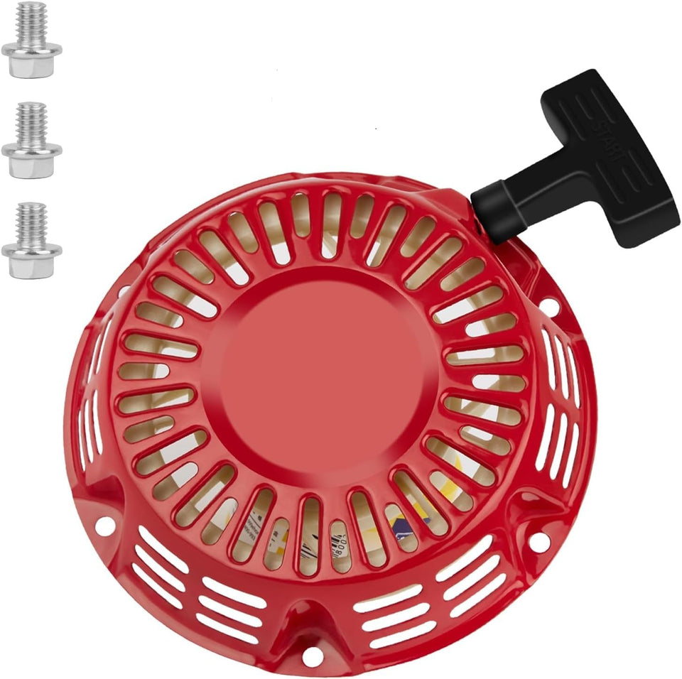 SOFO GX390 pull-start front view with rugged metal shell for durability.