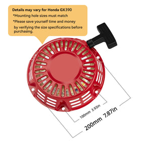 SOFO GX390 rope and detachable handle shown for quick maintenance.