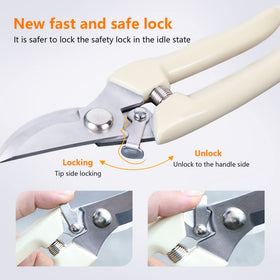 SoftSense pruning capability handles stems up to 1 inch in diameter.
