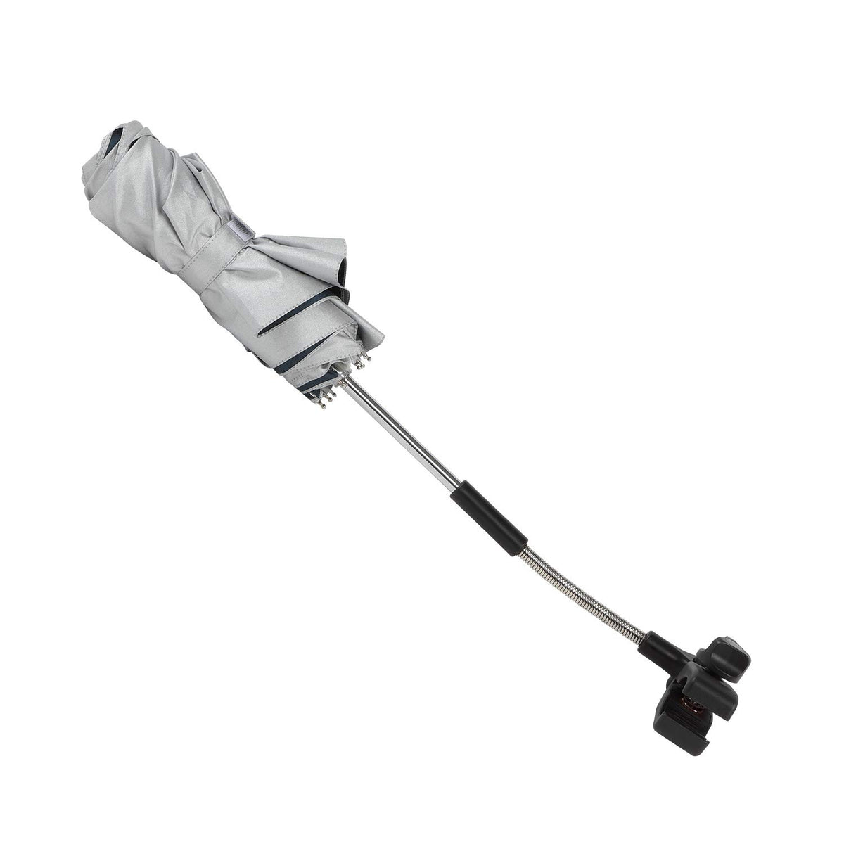 SoHo Urban Artist UV Sunscreen Umbrella reflective canopy provides sun protection for outdoor work.
