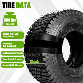 Soiiw inner tube assembly shown for reliable air retention in riding mowers.