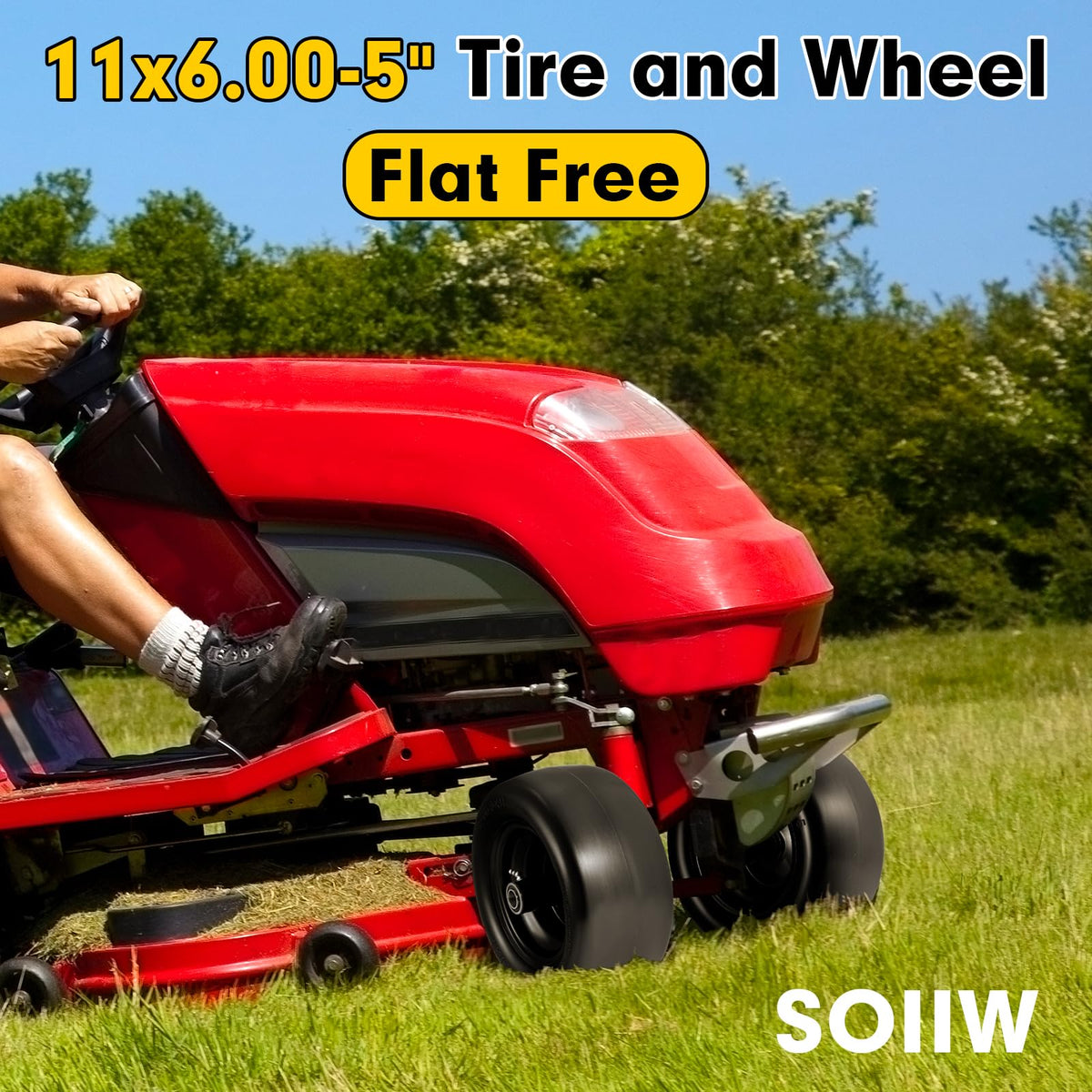 Soiiw not for highway use, optimized for lawns.