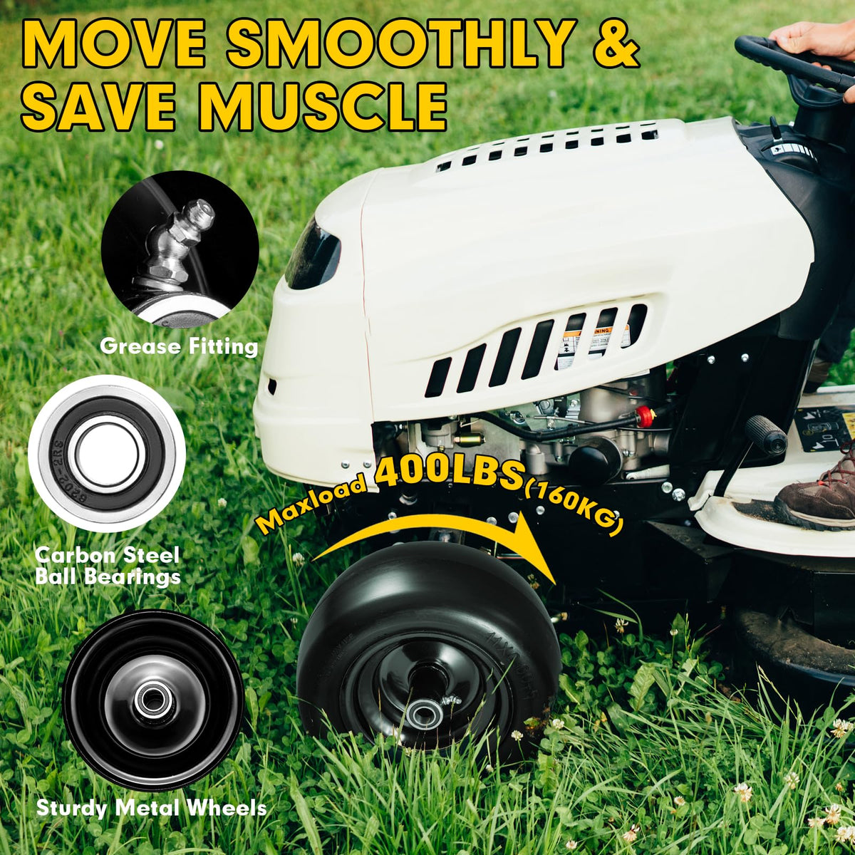 Soiiw polyurethane solid tire for puncture resistance.